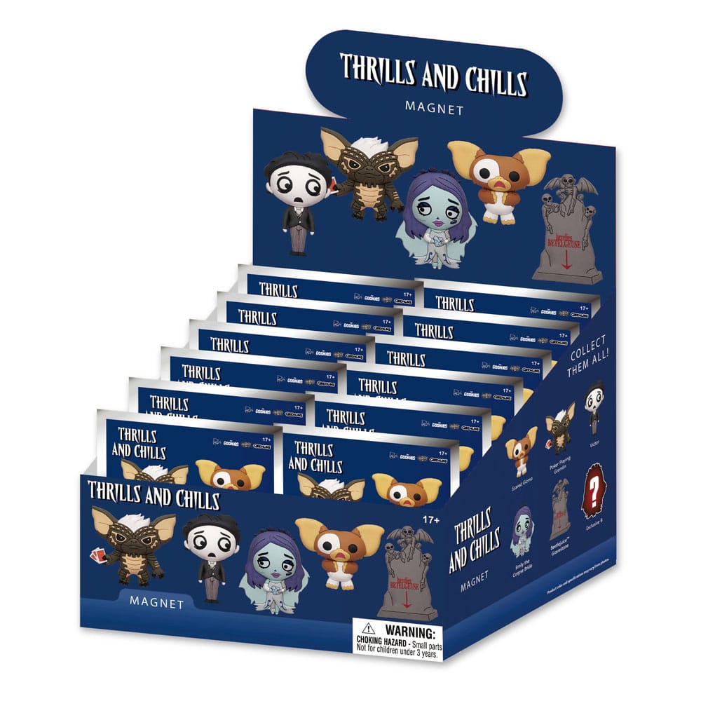 Thrills and Chills 3D 3D Magnets Series 1 Display (12)