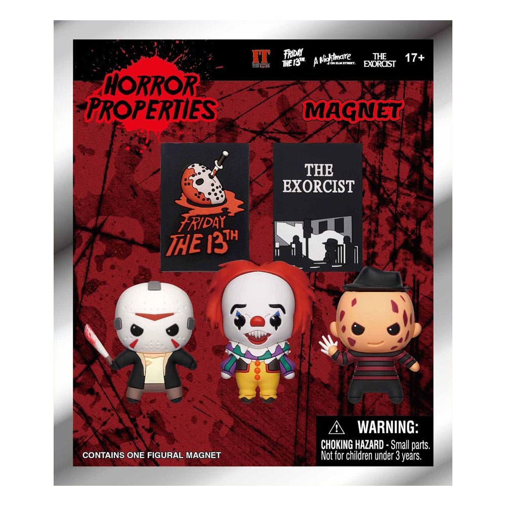Warner Brothers 3D 3D Magnets Horror Series 1 Display (12)