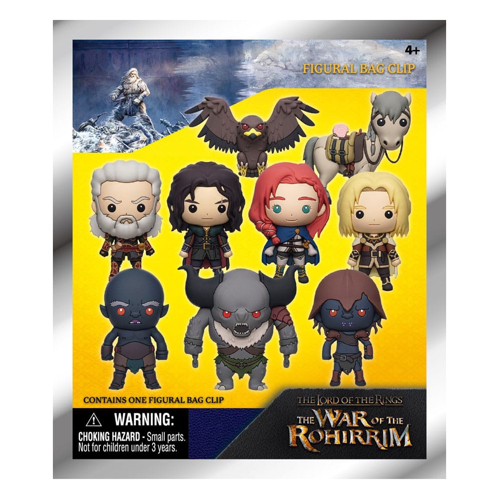 Lord of the Rings: War of Rohirrim 3D PVC Bag Clips Display (24) P051380