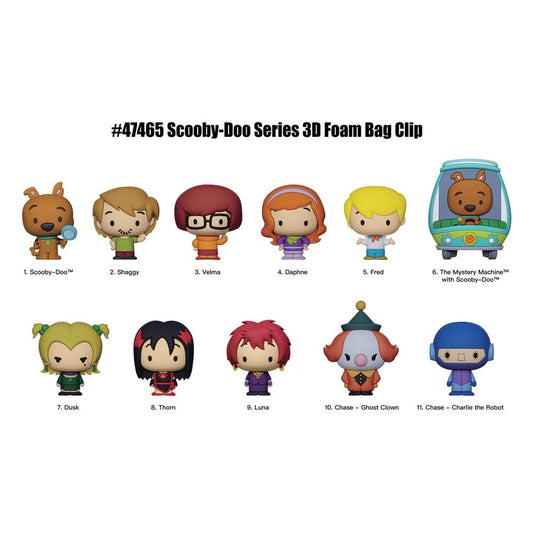 Scooby-Doo 3D PVC Bag Clips Series 2 Display (24) P051384