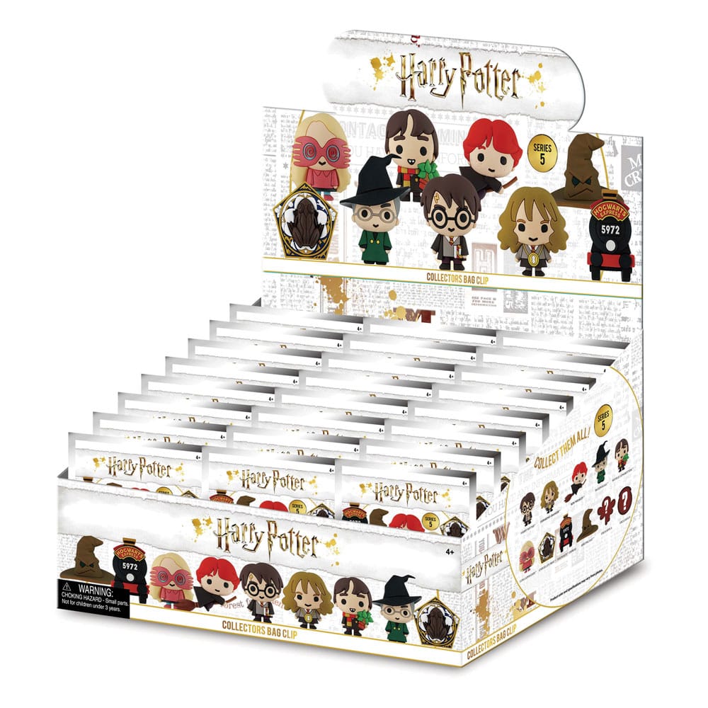 Harry Potter 3D PVC Bag Clips Series 5 Display (24) P051391