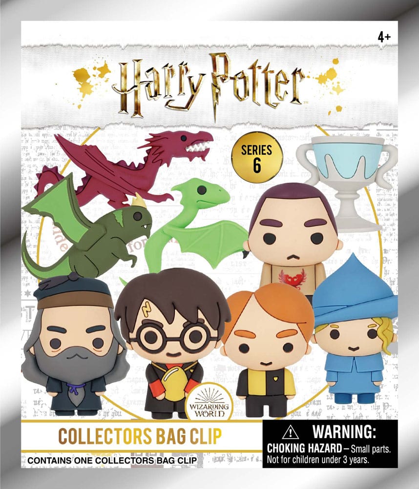 Harry Potter 3D PVC Bag Clips Series 6 Display (24) P051392