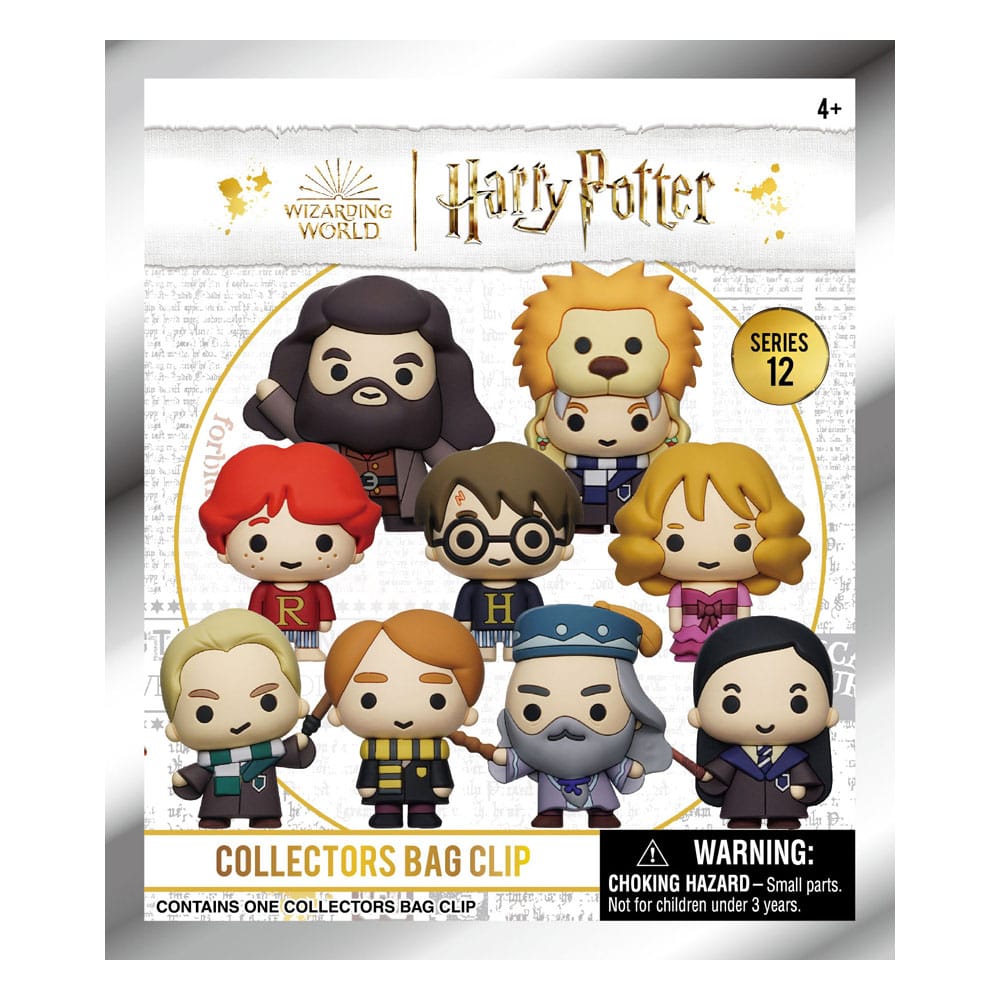 Harry Potter 3D PVC Bag Clips Series 12 Display (24) P051397