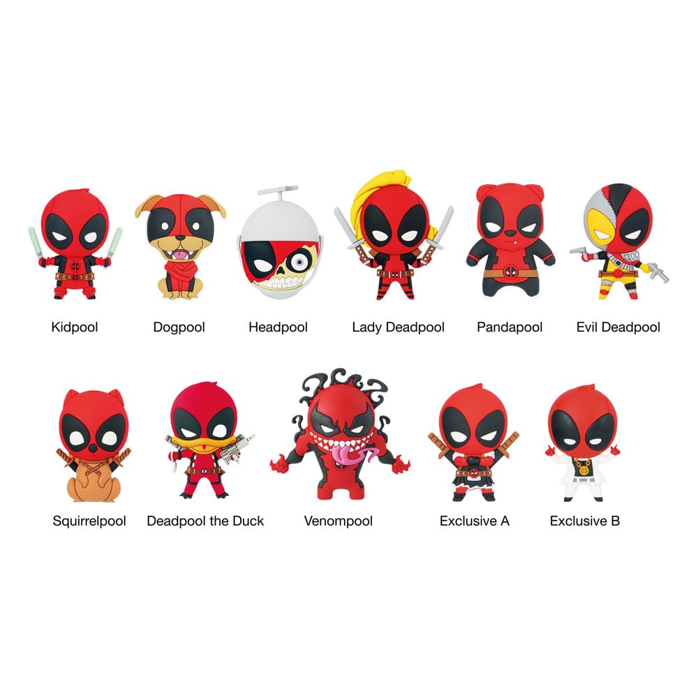 Marvel PVC Bag Clips Deadpool Serie 3 Display (24) P051461