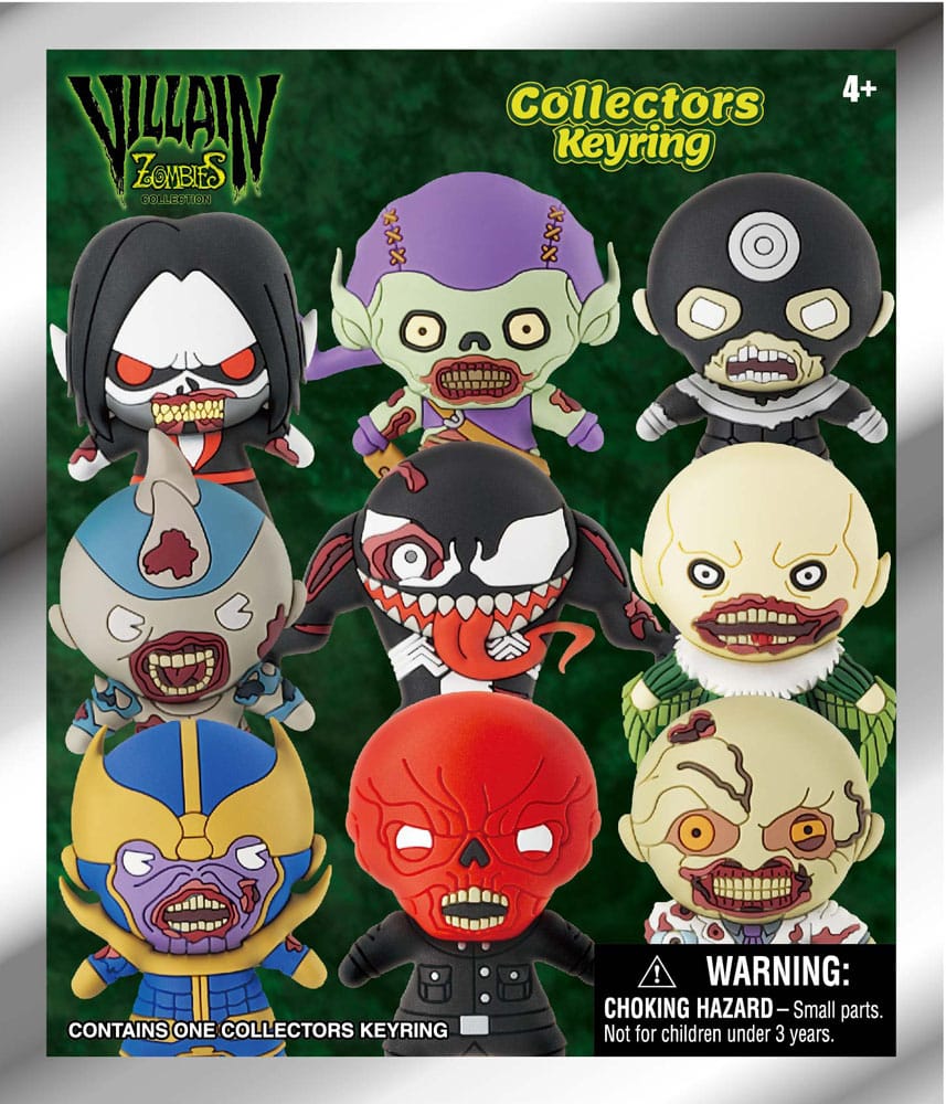 Marvel 3D PVC Bag Clips  Series 1 Zombies Display (24) P051462
