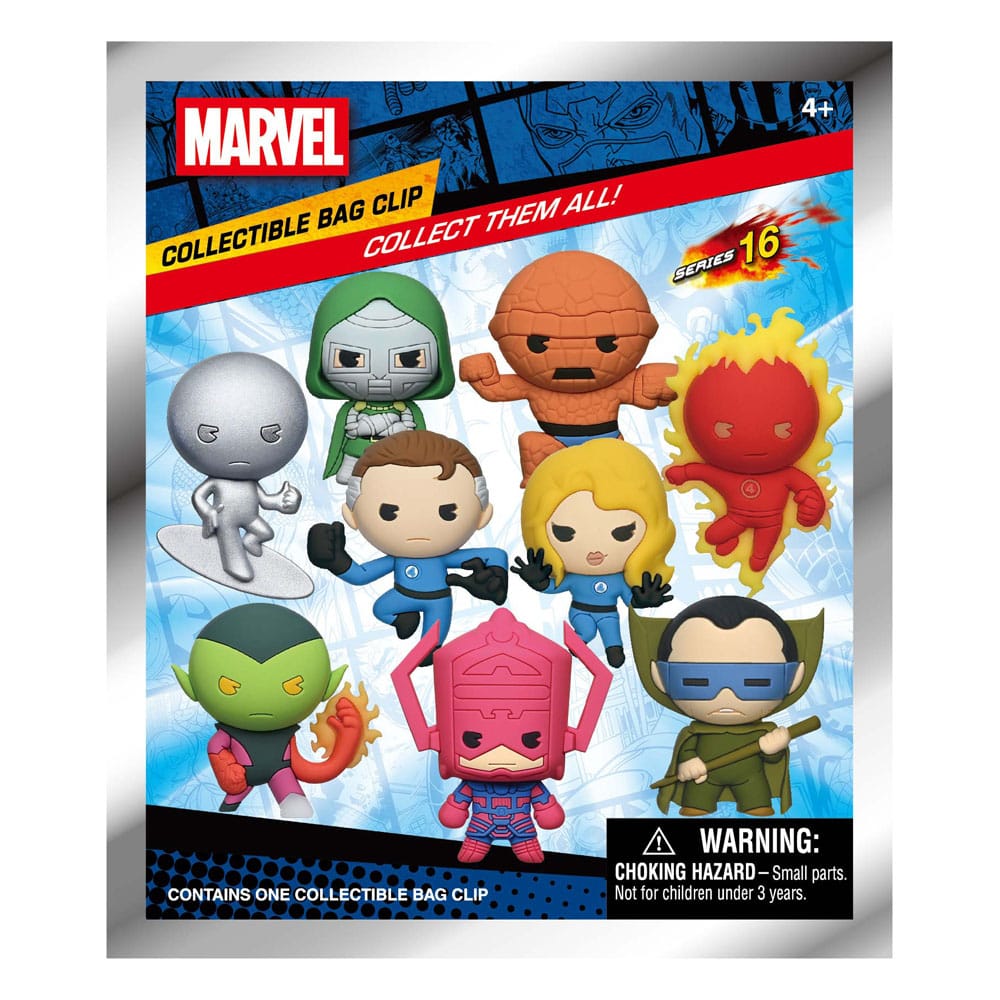 Fantastic Four 3D Foam Bag Clips Display (24) P051484