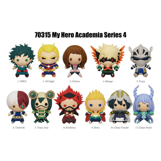 My Hero Academia 3D PVC Bag Clips Series 4 Display (24) P051512