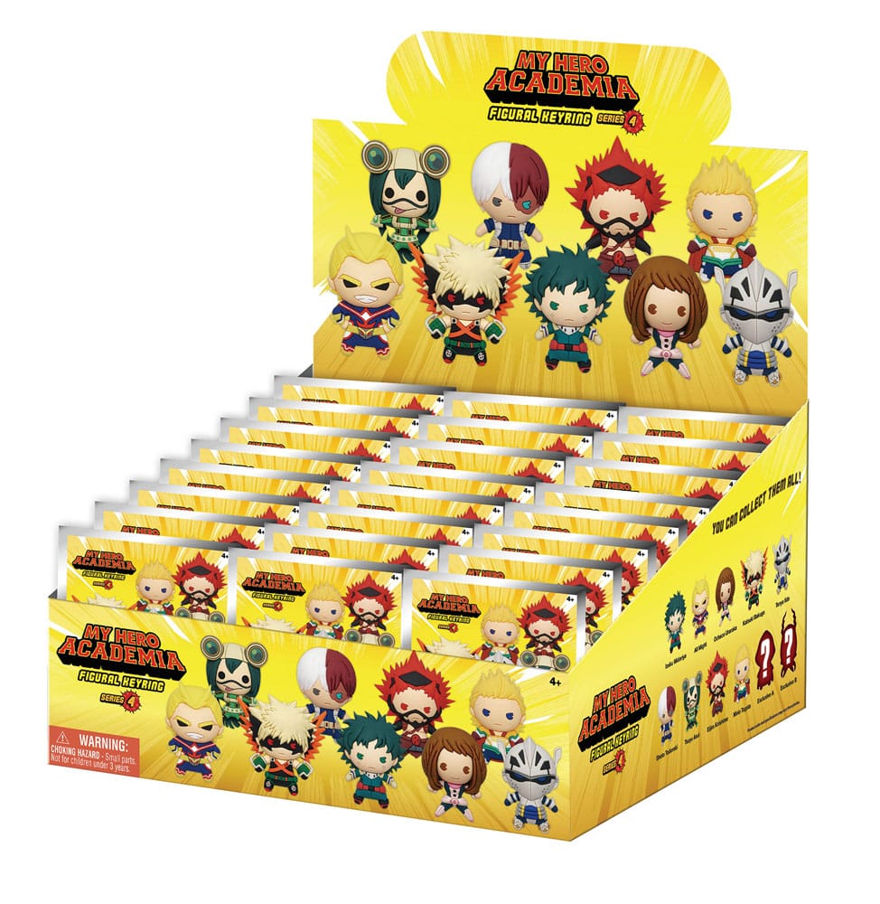 My Hero Academia 3D PVC Bag Clips Series 4 Display (24) P051512