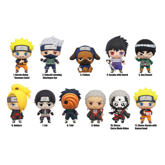 Naruto Shippuden 3D PVC Bag Clips Series 3 Display (24) P051518
