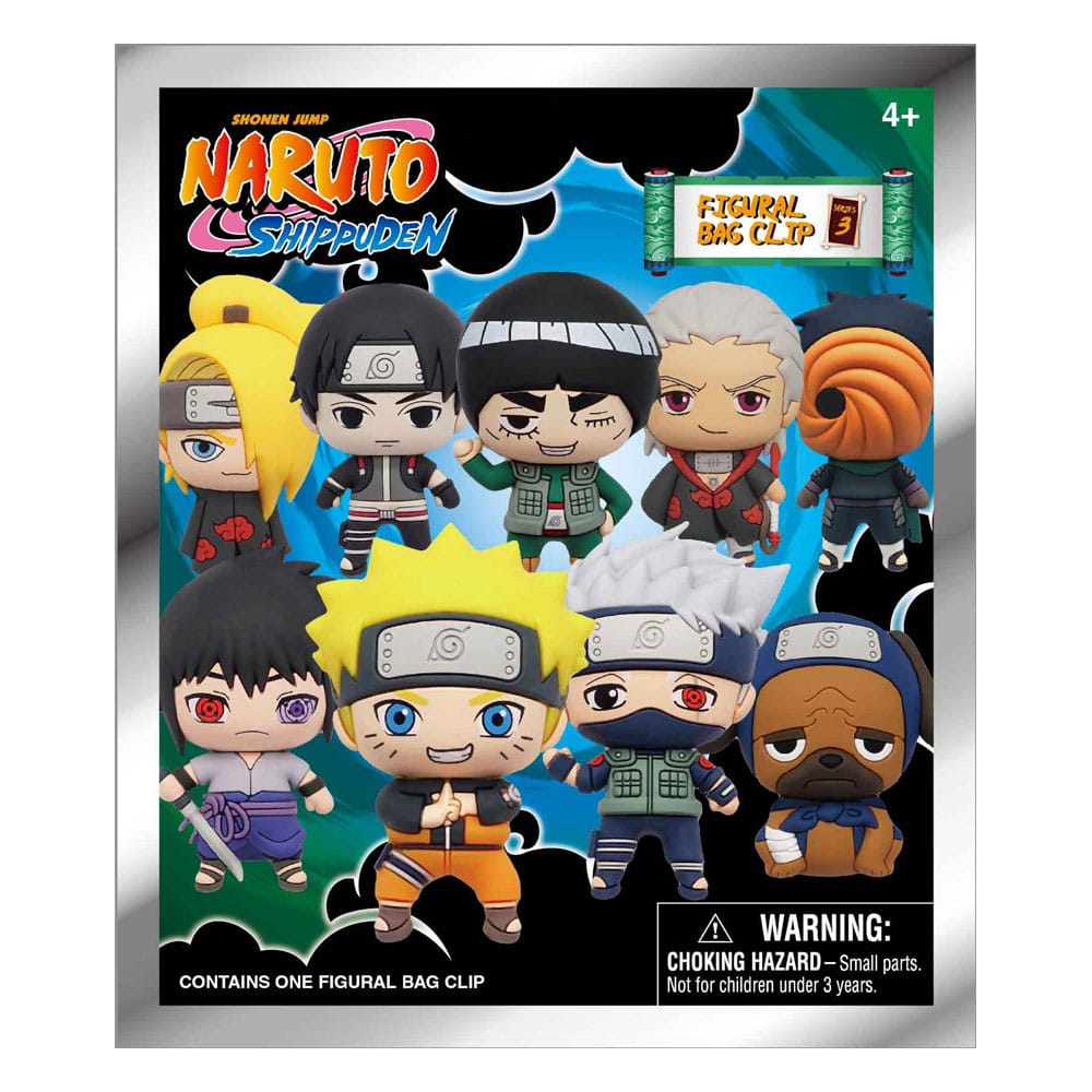 Naruto Shippuden 3D PVC Bag Clips Series 3 Display (24) P051518