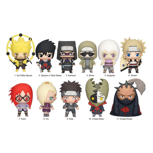 Naruto Shippuden 3D PVC Bag Clips Series 4 Display (24) P051522
