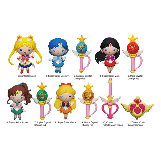 Sailor Moon 3D PVC Bag Clips Series 7 Display (24) P051534