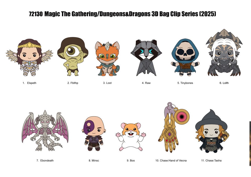 Magic the Gathering 3D PVC Bag Clips Series 1 Display (24) P051542