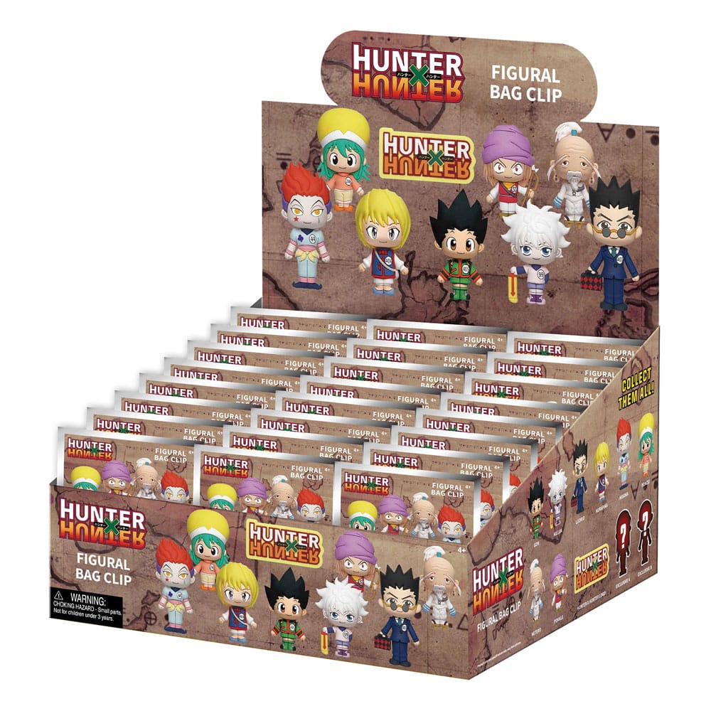 Hunter x Hunter 3D Foam Bag Clips Series 1 Display (24) P051555