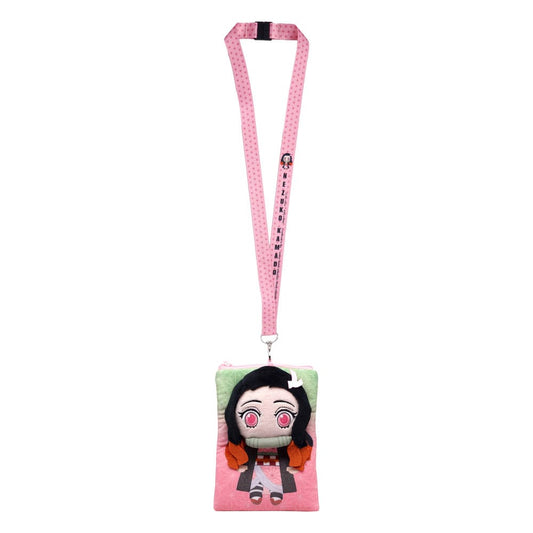 Demon Slayer: Kimetsu no Yaiba Lanyard Nezuko Deluxe with Pouch Card Holder P051575