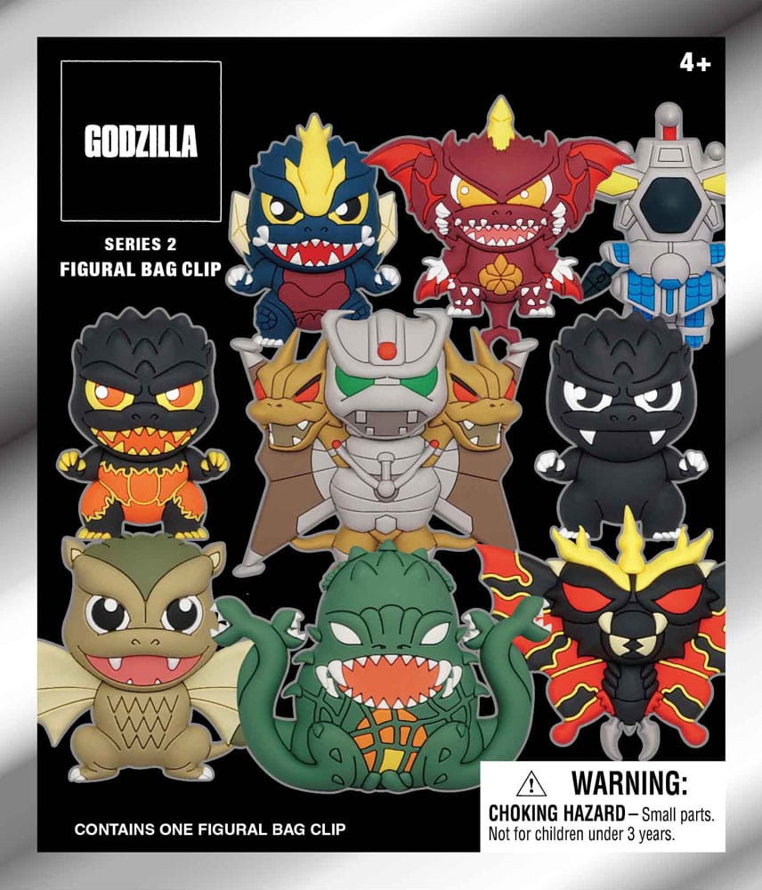 Godzilla 3D PVC Bag Clips Series 2 Display (24) P051587
