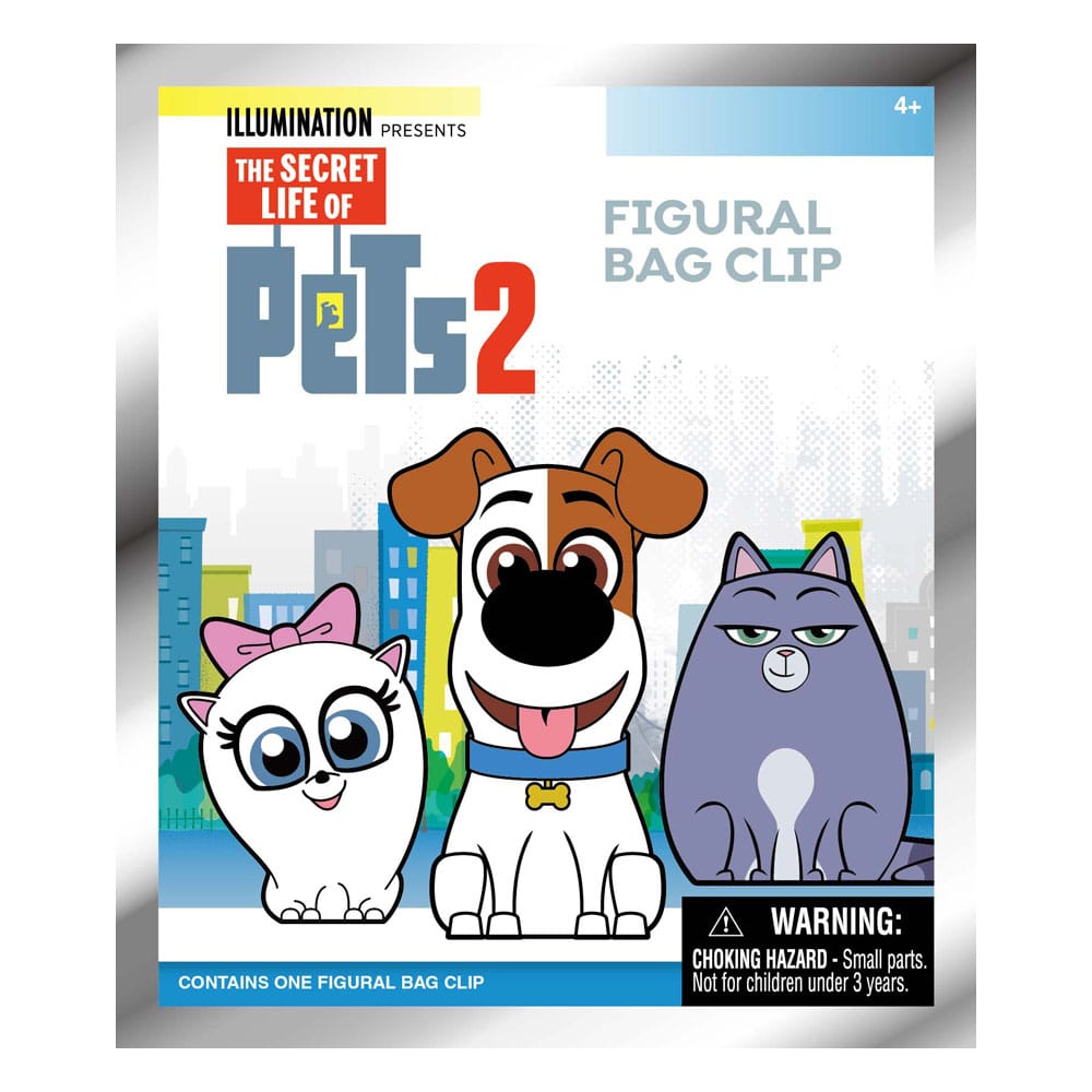The Secret Life of Pets 3D PVC Bag Clips  Series 1 Display (24) P051592