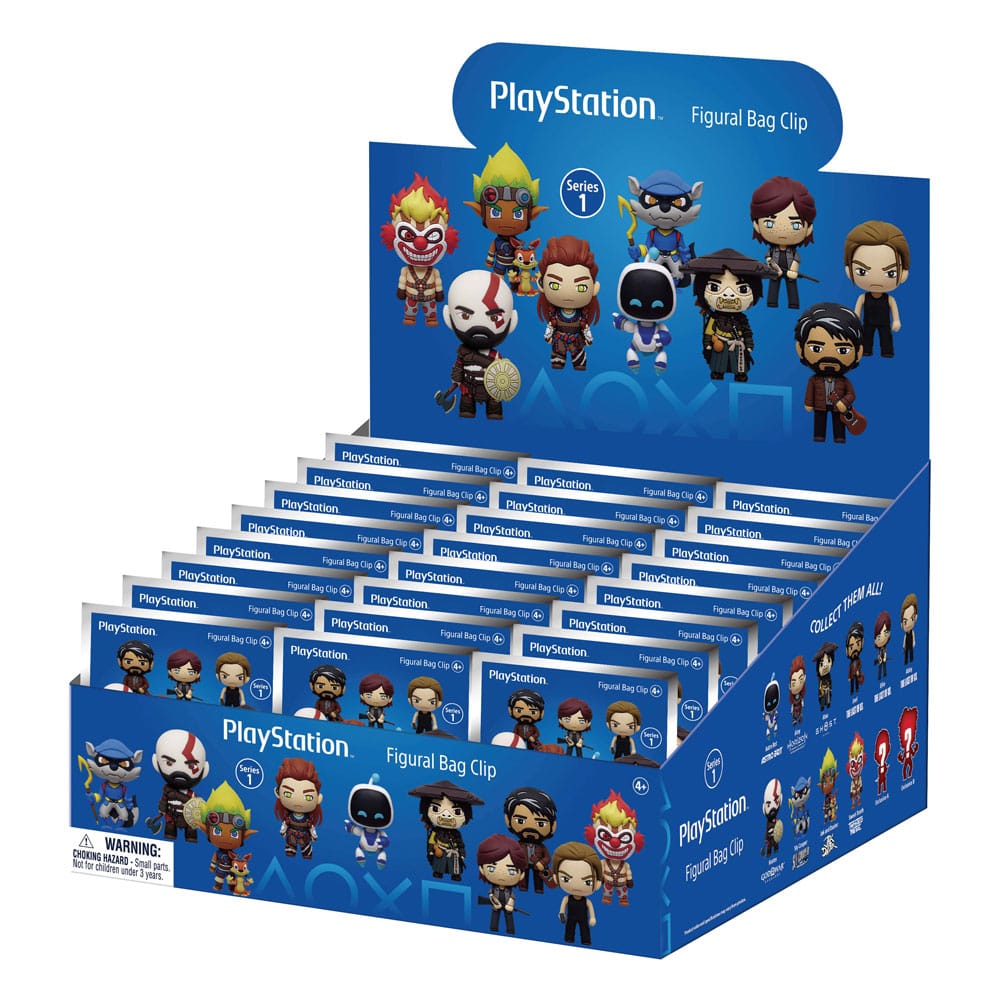 Playstation 3D Foam Bag Clips Series 1 Display (24) P051615