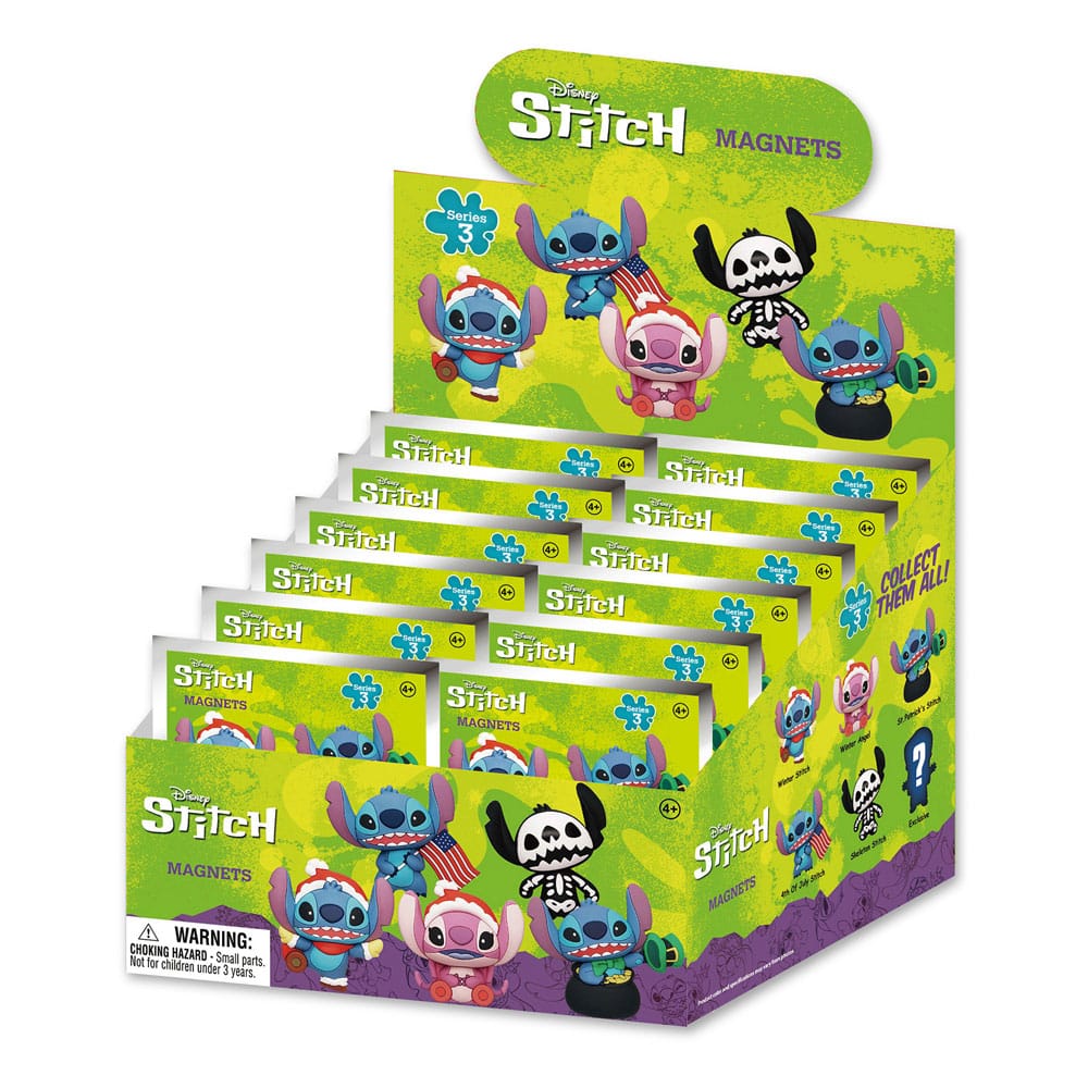 Lilo & Stitch 3D Magnets Series 3 Display (12) P051665