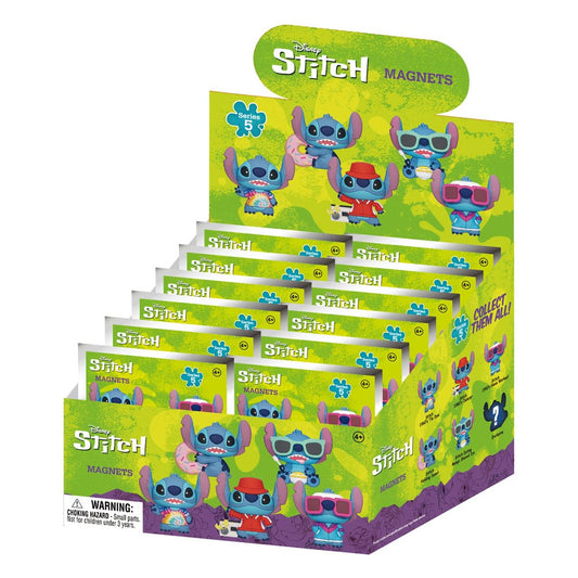 Lilo & Stitch 3D Magnets Stitch Series 5 Blind Pack Display (12) P051667