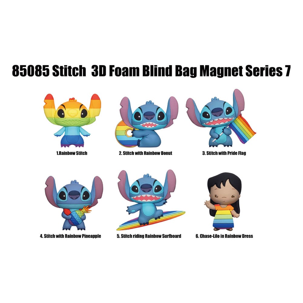 Lilo & Stitch Magnets blind pack Stitch Series 7 Display (12) P051669