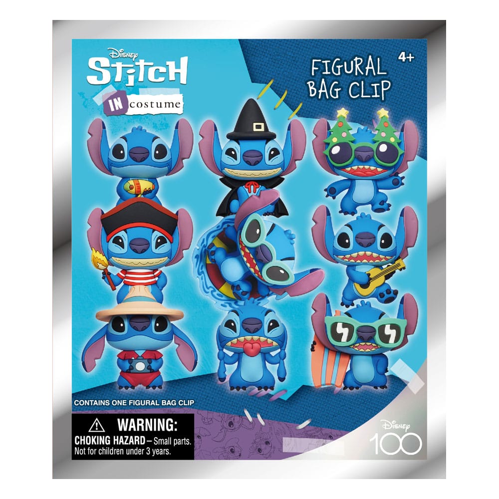 Lilo & Stitch 3D Foam Bag Clips Costumes Series 3 Display (24) P051682