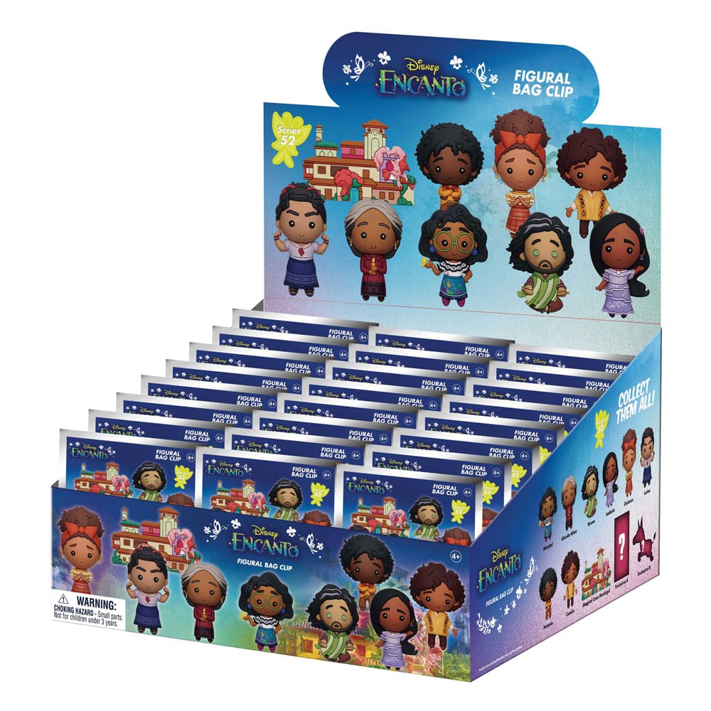 Encanto 3D Foam Bag Clips Series 52 Display (24) P065984