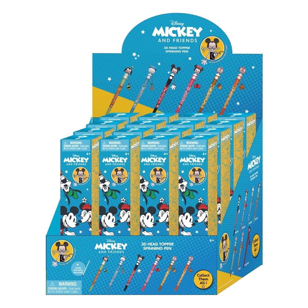 Micky and Friends 3D Head Topper Spinning Pen P051705