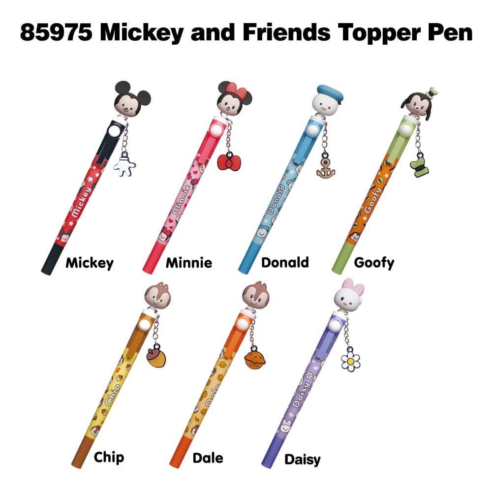 Micky and Friends 3D Head Topper Spinning Pen P051705