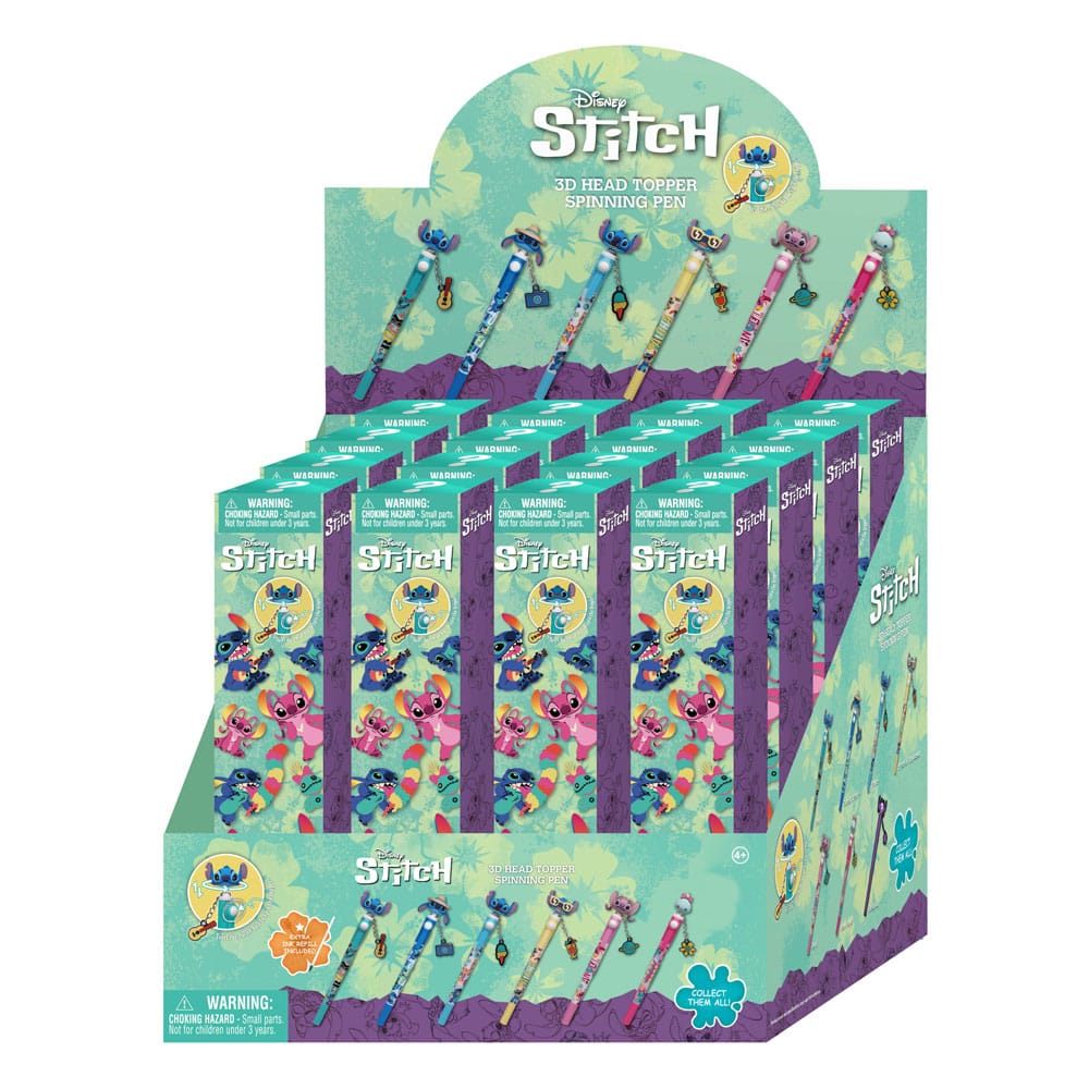 Stitch The Movie Stitch 3D Head Topper Spinning Pen P051706