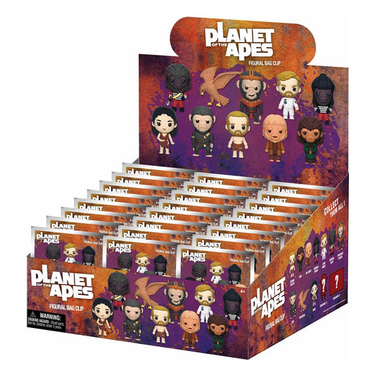Planet of the Apes 3D Foam Bag Clips Series 1 Display (24) P065987