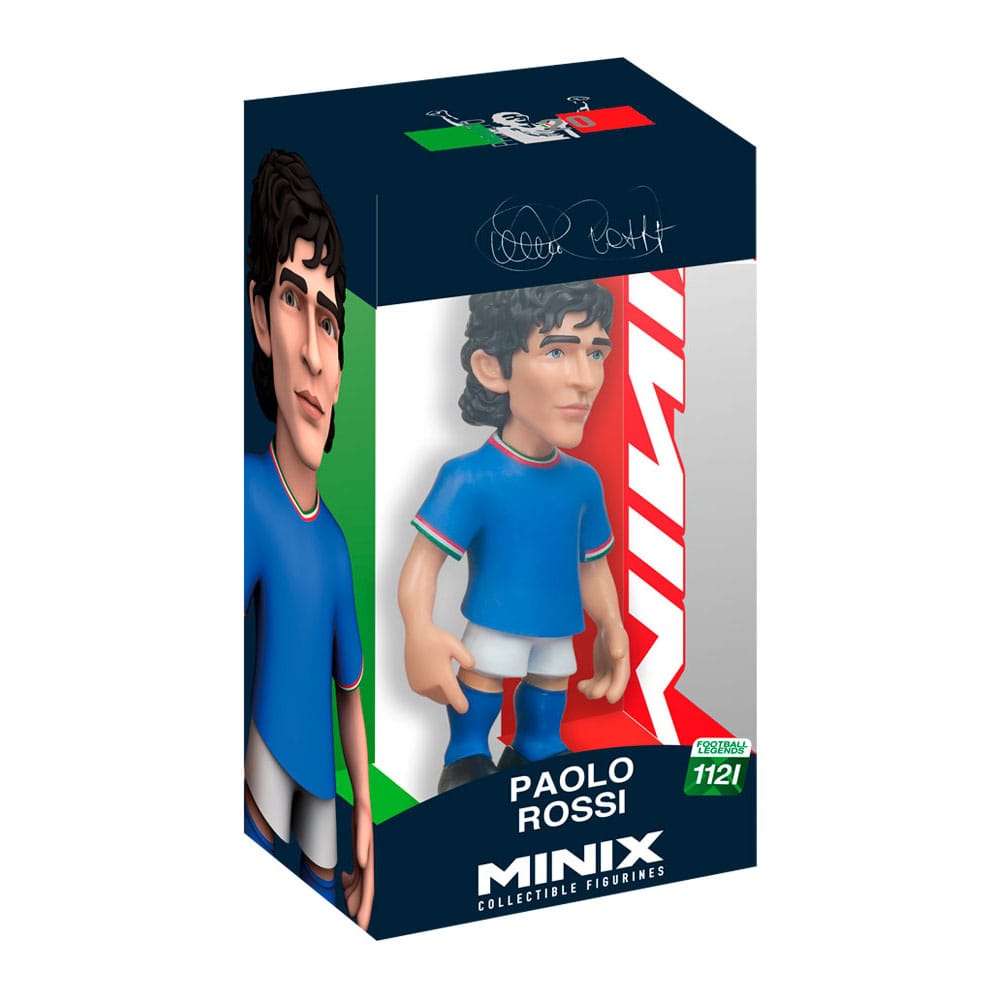 Italian Football Legend Minix Figure Paolo Rossi 12 cm