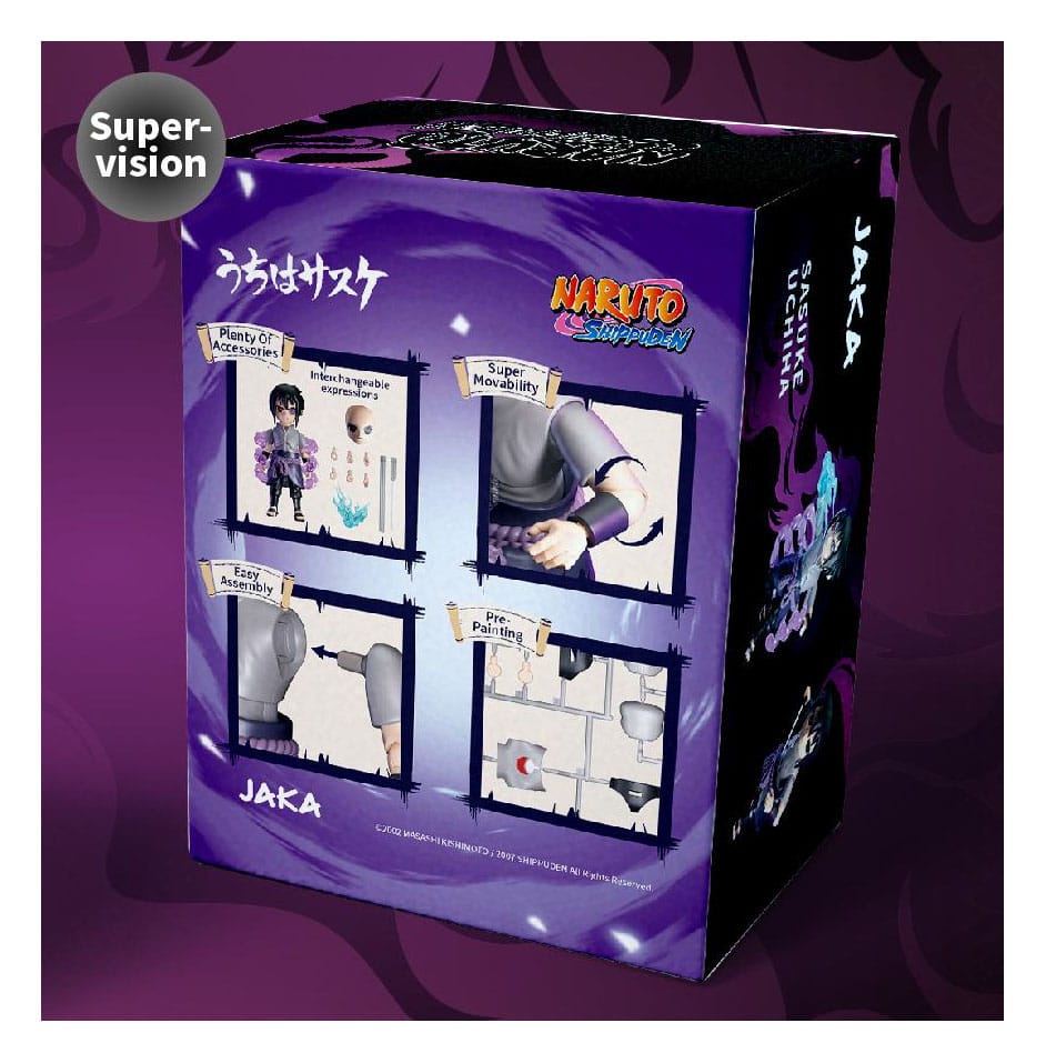 Naruto Plastic Model Kit Sasuke Uchiha 12 cm P051839