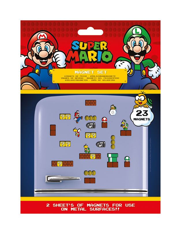 Super Mario Fridge Magnets Mushroom Kingdom P052005
