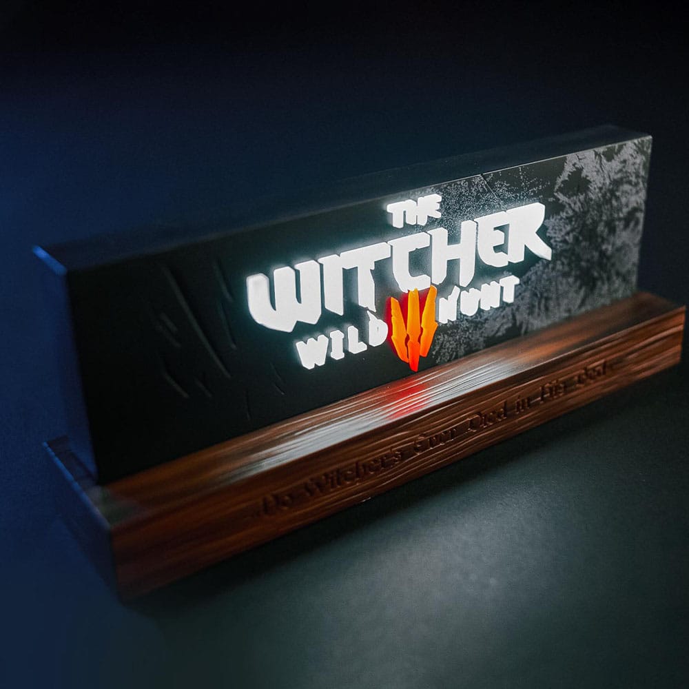The Witcher LED-Light Wild Hunt Logo 22 cm P052202