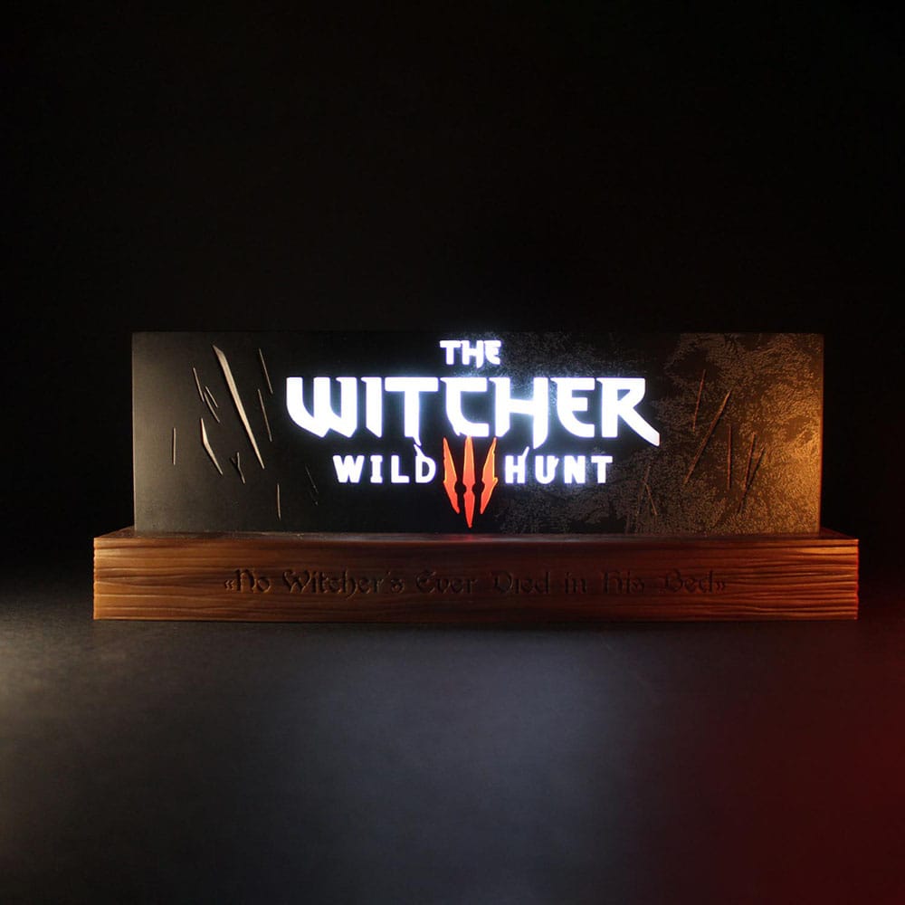 The Witcher LED-Light Wild Hunt Logo 22 cm P052202