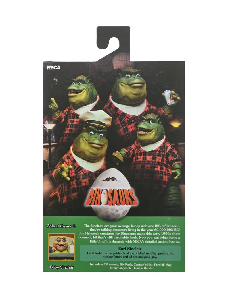 DINOSAURS ACTION FIGURE ULTIMATE EARL SINCLAIR 18 CM P052313