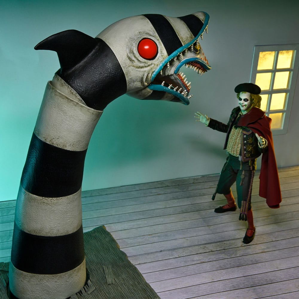 Beetlejuice Beetlejuice Action Figure 2 Pack Ultimate ''Matador'' Beetlejuice and Sandworm 18 cm