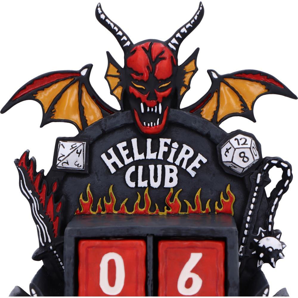 Stranger Things Perpetual Calendar Hellfire Club 15 cm P052806