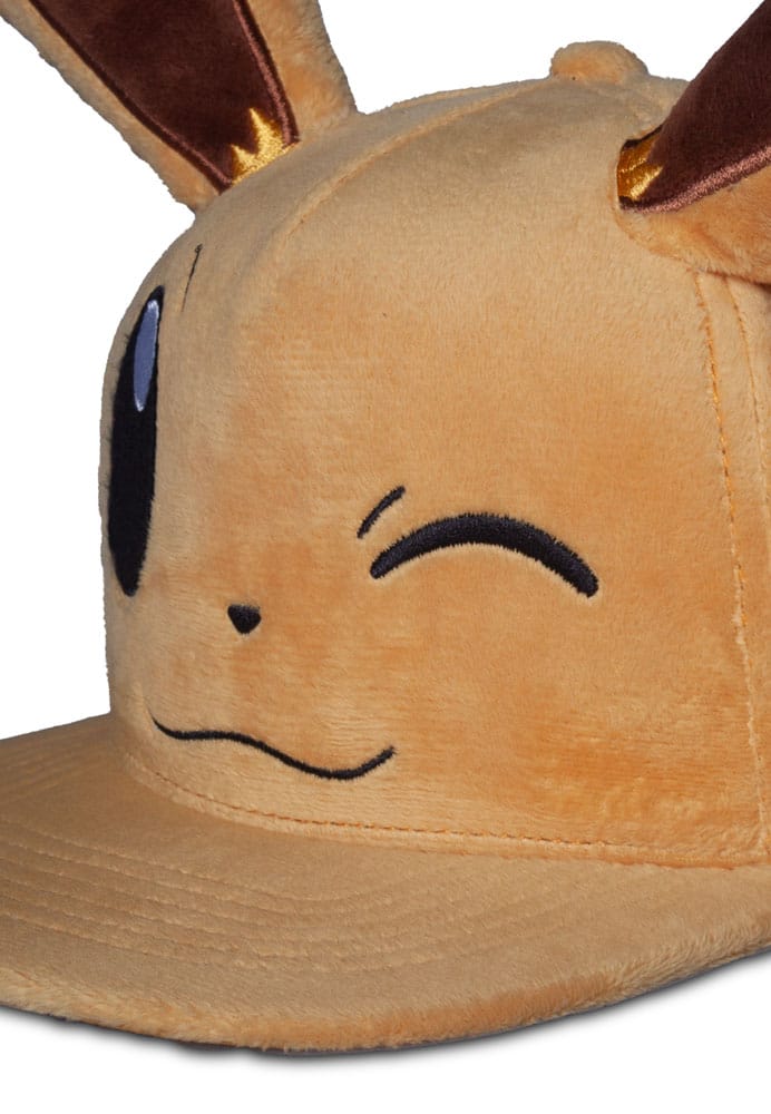 Pokemon Snapback Cap Winking Eevee P052839