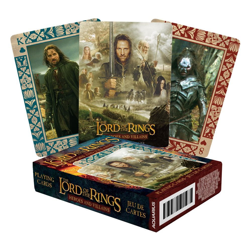 Lord of the Rings Playing Cards Heroes and Villains P052891