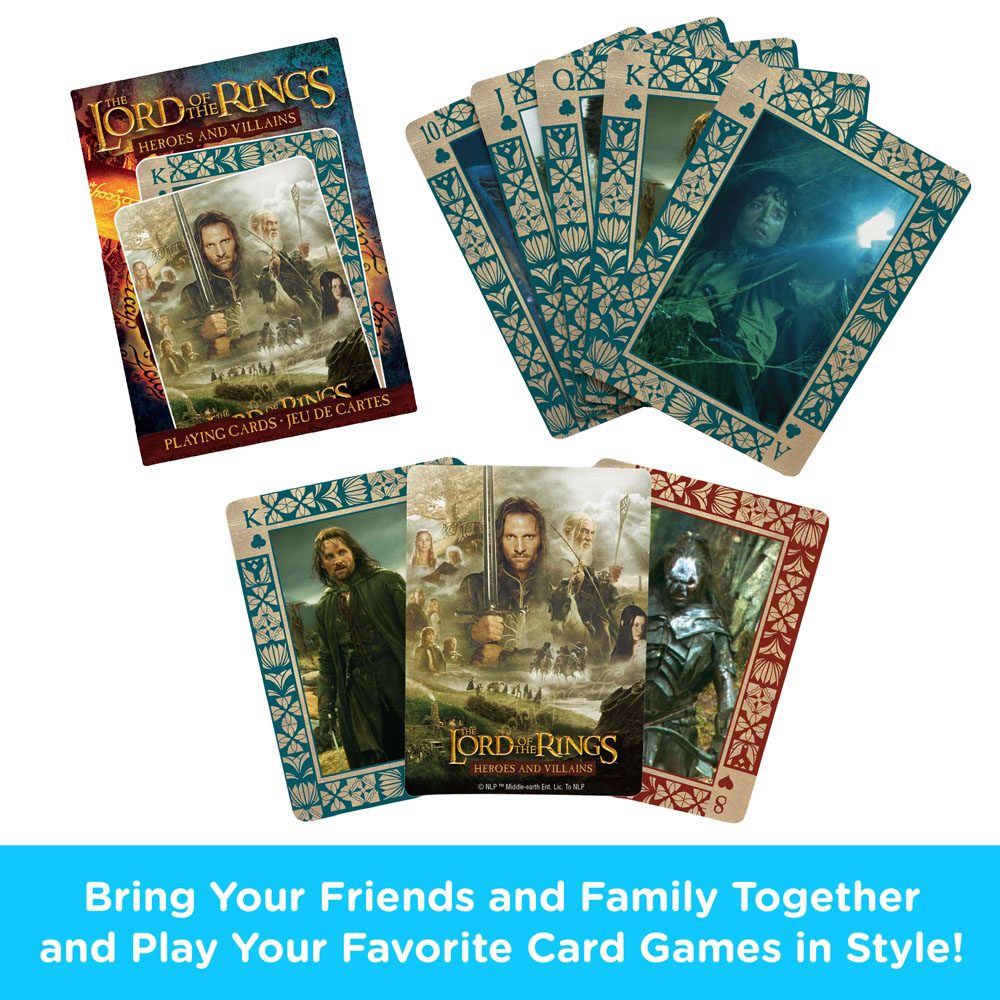 Lord of the Rings Playing Cards Heroes and Villains P052891