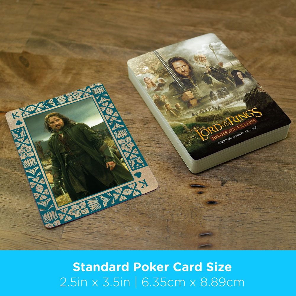 Lord of the Rings Playing Cards Heroes and Villains P052891