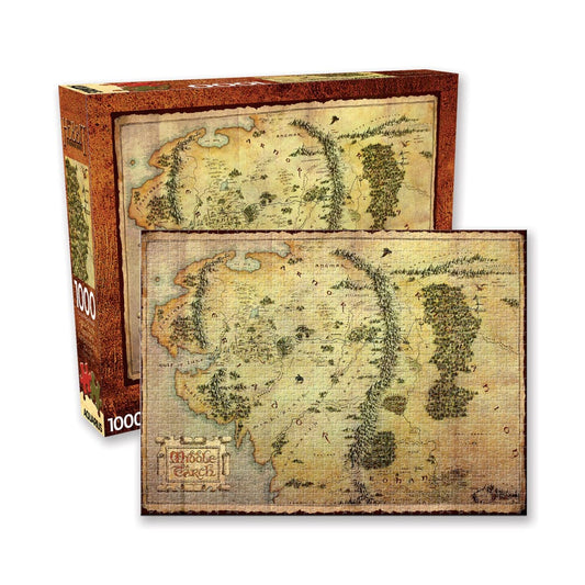 The Hobbit Jigsaw Puzzle Map (1000 pieces) P052934