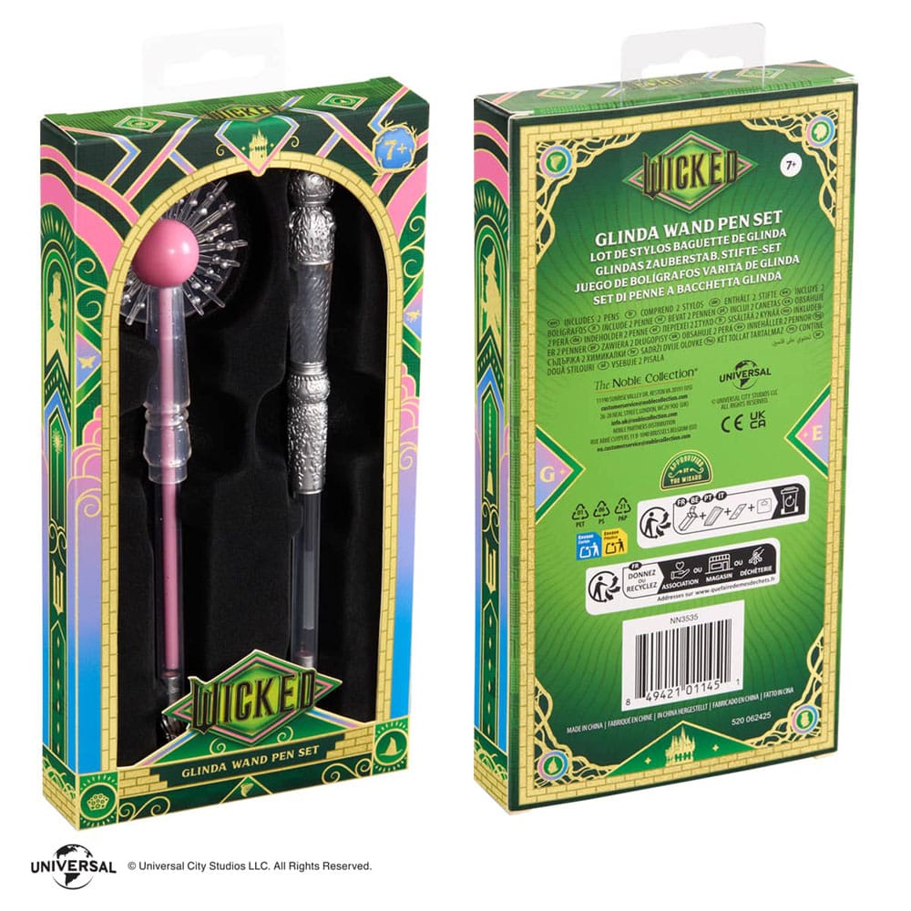 Wicked: For Good Pen 2-Pack Glinda Wand Pen Set P065941