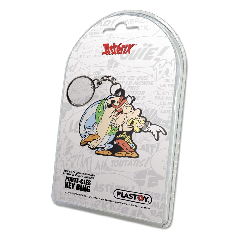 Asterix Keychain Asterix & Obelix Laughing 9 cm P053986