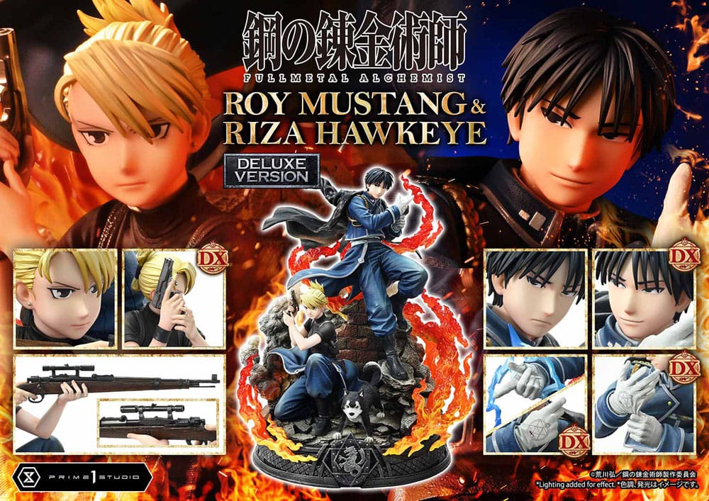 Fullmetal Alchemist Concept Masterline Statue 1/6 Roy Mustang & Riza Hawkeye Deluxe Bonus Version 50 cm P054077