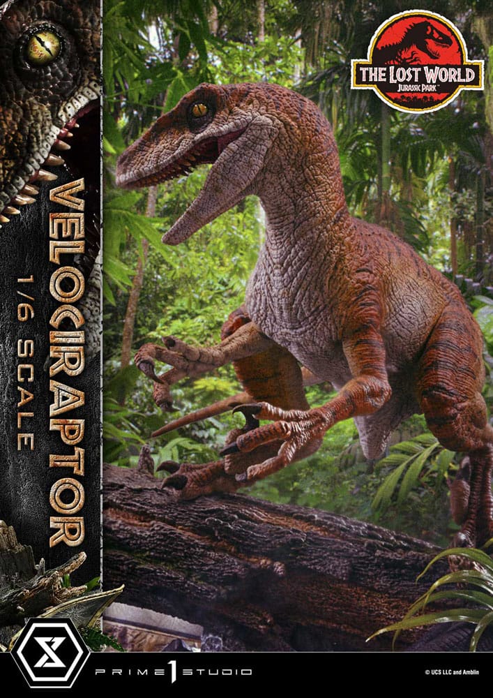Jurassic Park II Legacy Museum Collection Statue 1/6 Velociraptor 41 cm P054127