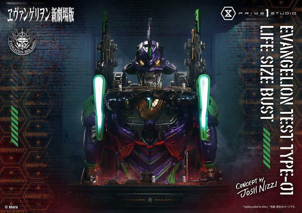 Neon Genesis Evangelion Life Size Bust 1/1 Test Type-01 (Concept by Josh Nizzi) Bonus Ver. 86 cm P054130