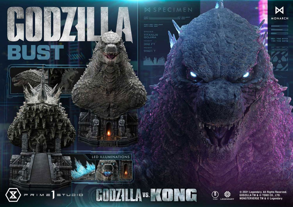 Godzilla vs Kong Bust Godzilla Bonus Version 75 cm P054132